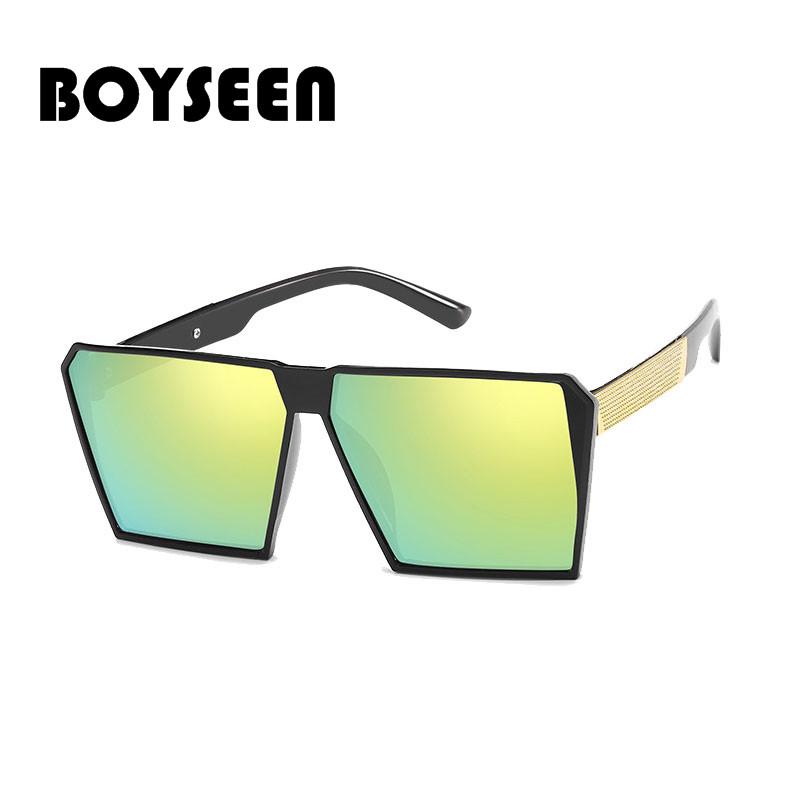 

BOYSEEN Square Oversized Sunglasses Women Fashion Sun Glasses Lady Brand Designer Vintage Shades Gafas UV400 15964