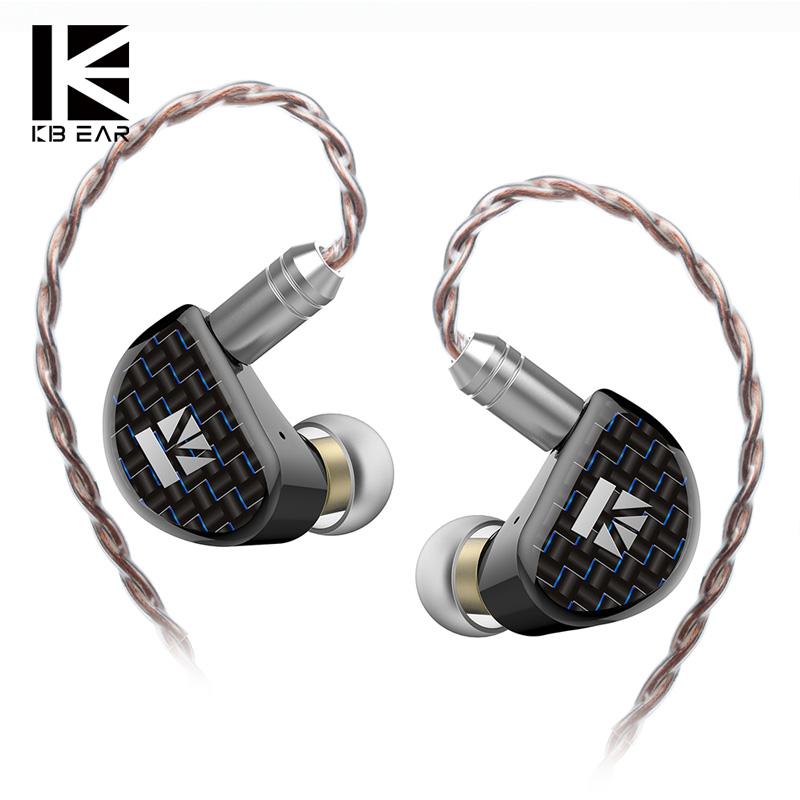 

KBEAR Believe 9mm Pure Beryllium Diaphragm 1DD In Ear Earphone With 0.78mm Gold Plated 2 Pin 6N Single Crystal Copper Litz Cable, Blue