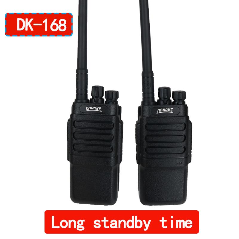 

DONGKE 168 portable Walkie talkie Two way radio UHF 400-470MHz PMR446 ham radio hf transceiver comunicador walkie-talkie