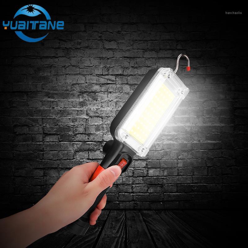 

led work light cob floodlight 20000LM USB rechargeable lamp use 2*18650 battery led portable magnetic light hook clip waterproof1