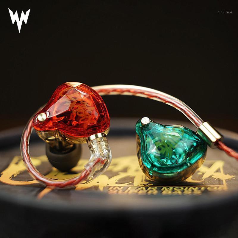 

New Customized Audio Diamond OF OM1 3.5mm DJ Super bass Earphone Headset Earplug 2Pin HIFI OFC Cable Dynamic Drive In Ear1