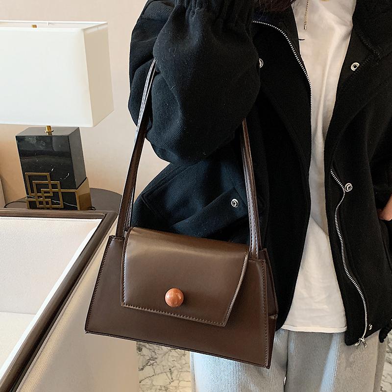 

VeryMe New Trendy Small Shoulder Bags For Women 2020 PU Leather Underarm Bag Ladies Purses And Handbags bolsa feminina pequena, Black