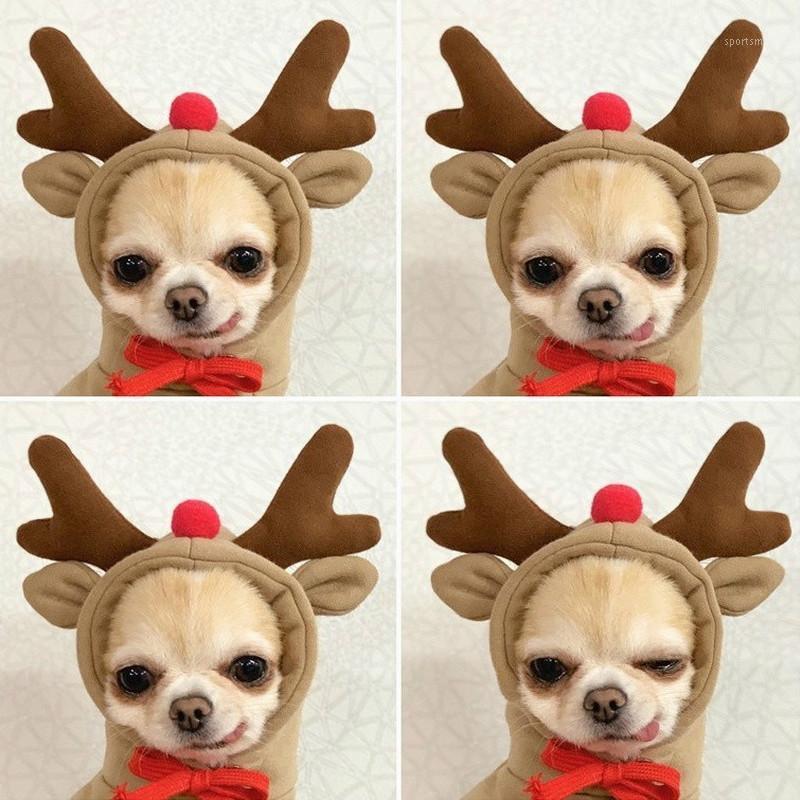 

Autumn And Winter Pet Clothes Cute Plus Velvet Sweatshirt Christmas Polyester Warm Hooded Jacket Medium And Small Cats Dogs1, White