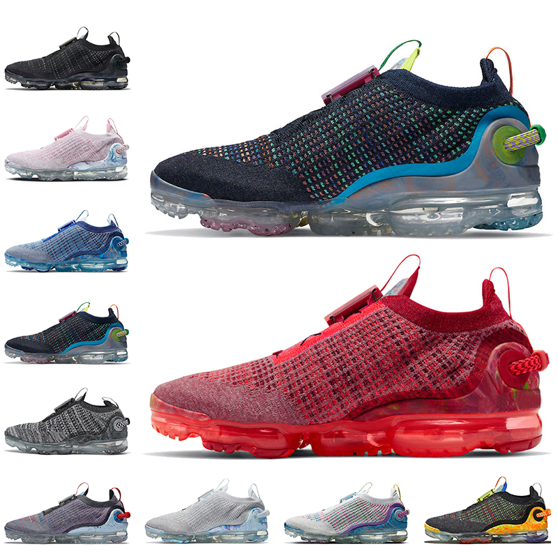 

Top Quality 2020 Plus Fly Knit Women Mens Running Shoes Royal Blue Team Red White Black Dark Grey Laser Orange Trainers Sneakers