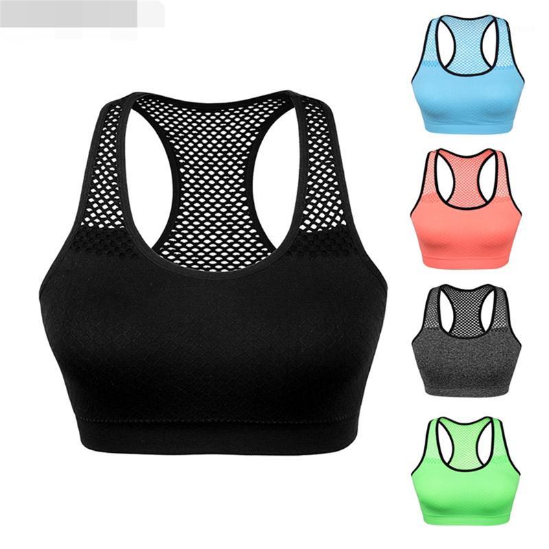 

reathable Yoga Gym Top,Quick Dry Women Sports Bra Top,Seamless Running Workout Crop Top,Hollow Out Yoga Shirt Tank Top1, Black