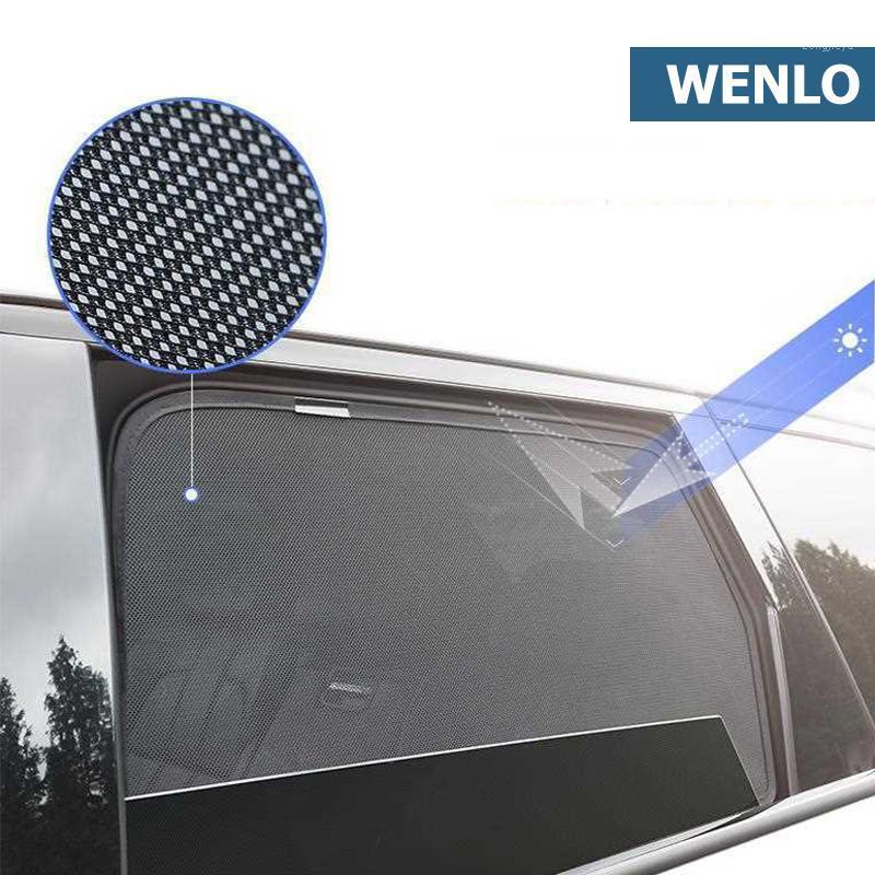 

4PCS Magnetic Car Side Window SunShades Cover Mesh Blind For IX25 IX35 IX45 I30 I40 Elantra Verna Tucson Sonata Santafe1