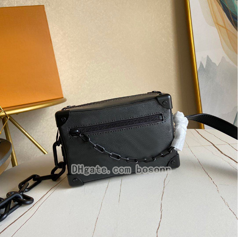 

Luxury Vintage Messenger Bags Mini Soft Trunk Series Classic Mens Womens Crossbody Bags Designer Handbag Shoulder Chains Bag, Brown