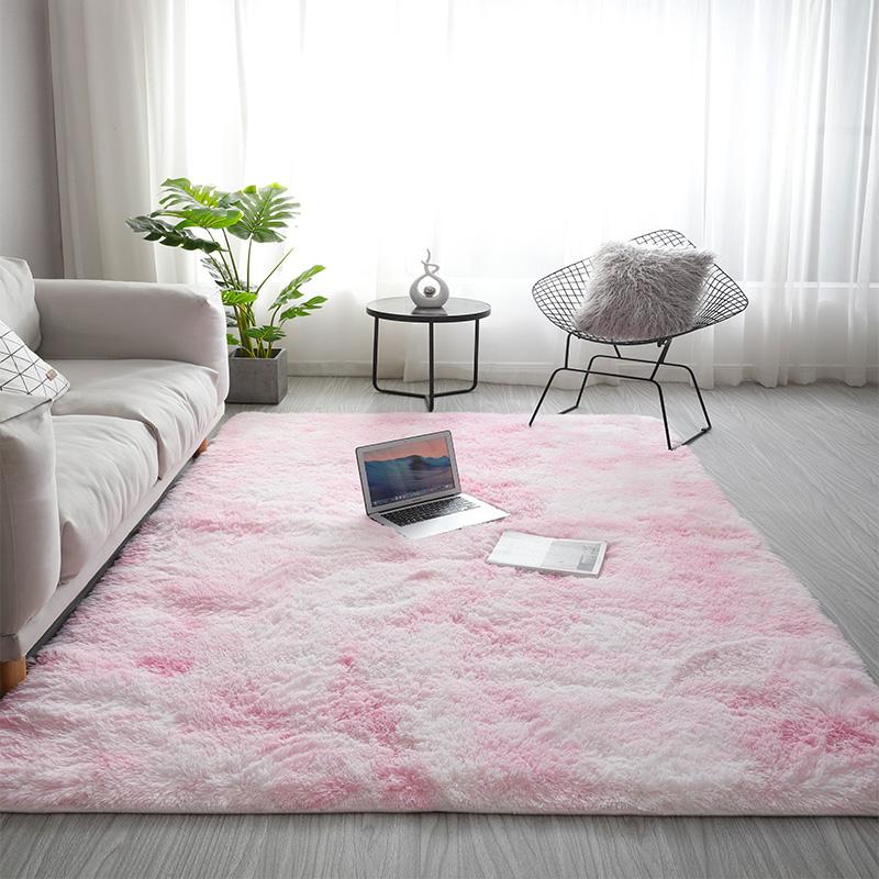 

New Carpets For Living Room Kids Room Soft Fluffy Rug Colorful Shaggy Area Rug Bedroom Study Sofa Coffee Table Floor Mat