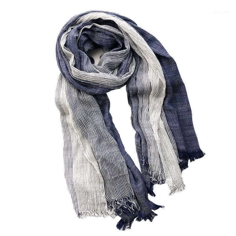 

10pcs Style navy Bufandas Mens Scarf Fashion Brand Striped Scarf Spring Autumn Warm Soft Shawls Cotton Tassel Scarves1