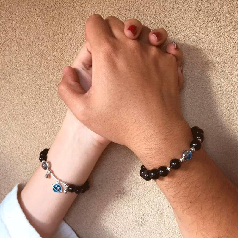 

Relationship Distance Bracelet & Bangle Stone Beaded Charm Bracelets for Men Women Best Friend Couple Lovers Solar System
