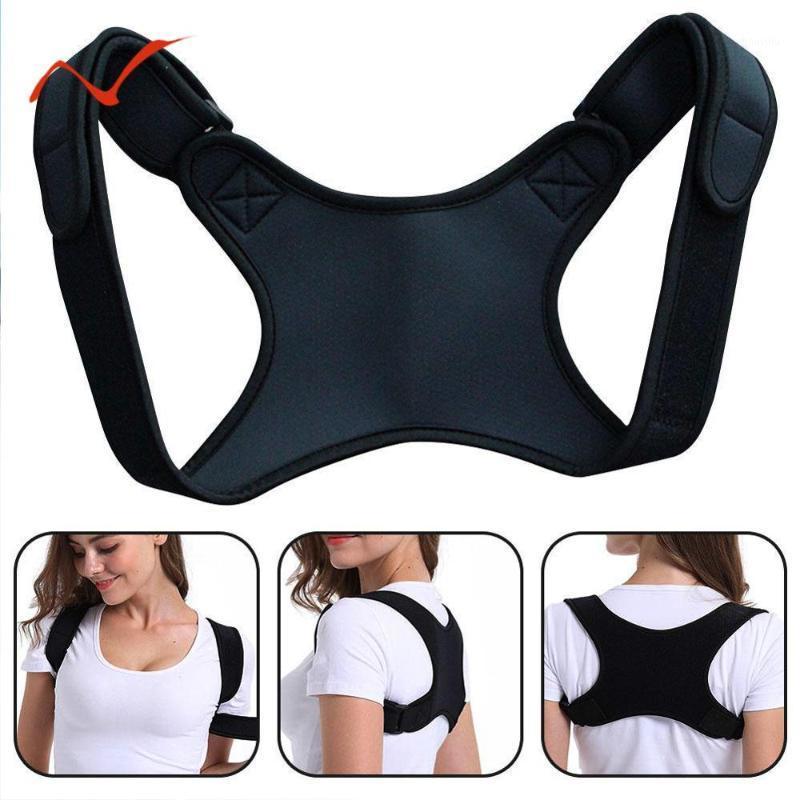 

2020 New Adjustable Hunchback Posture Correction Belt Back Shoulder Spinal Back Support Belt Pain Relief Corrector Brace1, Black