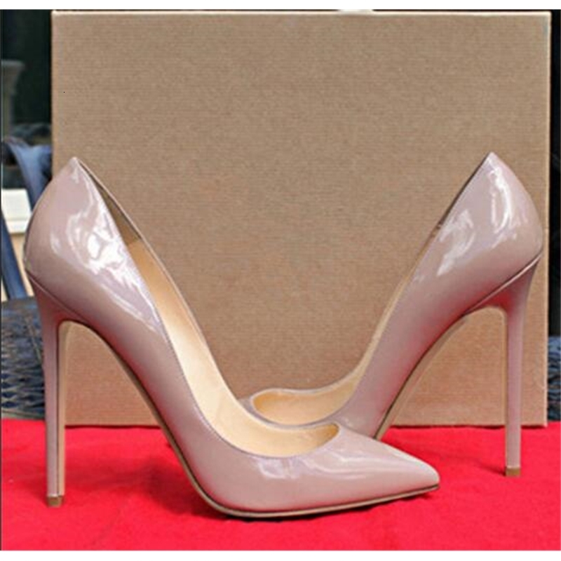 

2021 New Ten Inches Red Silver Heels High Wedding Nude Bride Shoes Mujer Female Without Box 3VHN, Black swede