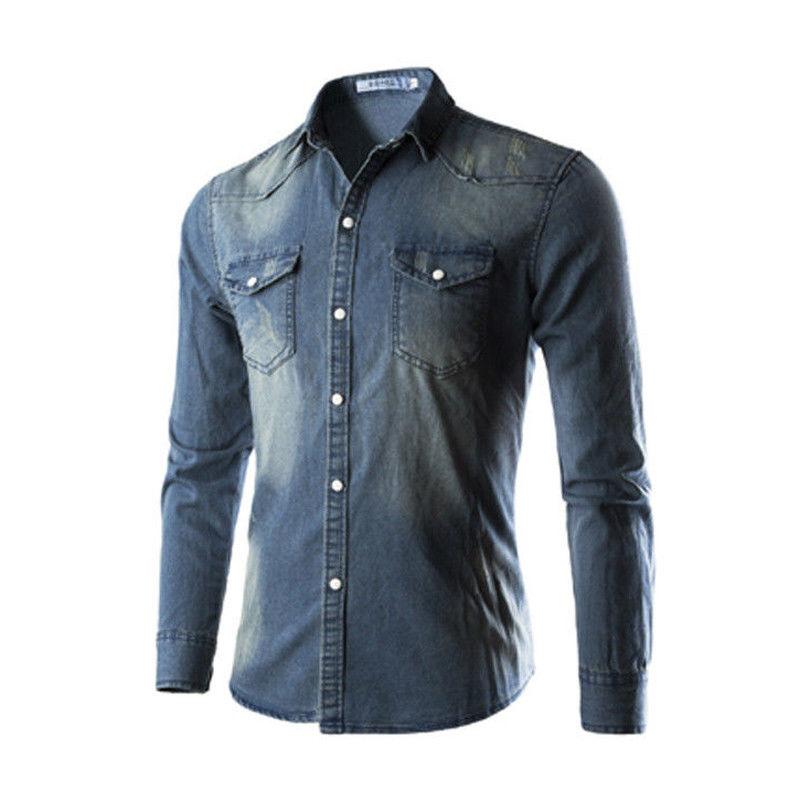 

2020 New Brand Cotton Solid New Fashion Men Luxury Casual Stylish Slim Fit Long Sleeve Casual Shirts, As pic