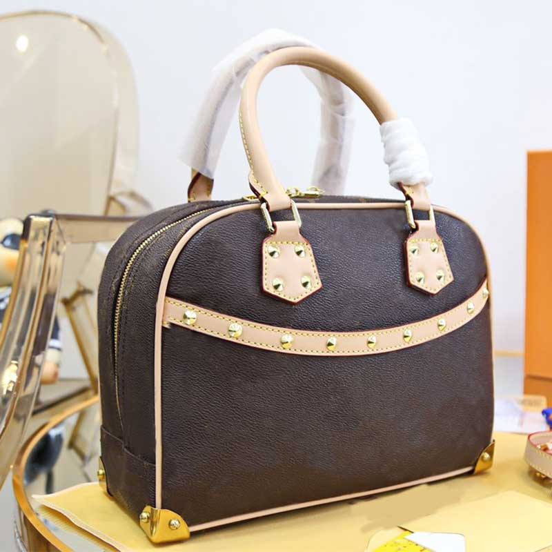 

Women Handbag Zipper Genuine Leather Old Flower Shoulder Bags Interior Zipper Large Capacity Package Free Shipping High Quality