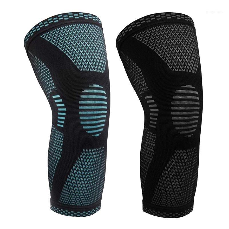 

1PCS Sports Knee Pad Nylon Knee Sleeve Non-slip Patella Brace Support Fitness Gear Basketball Volleyball Brace Protector1, Black s