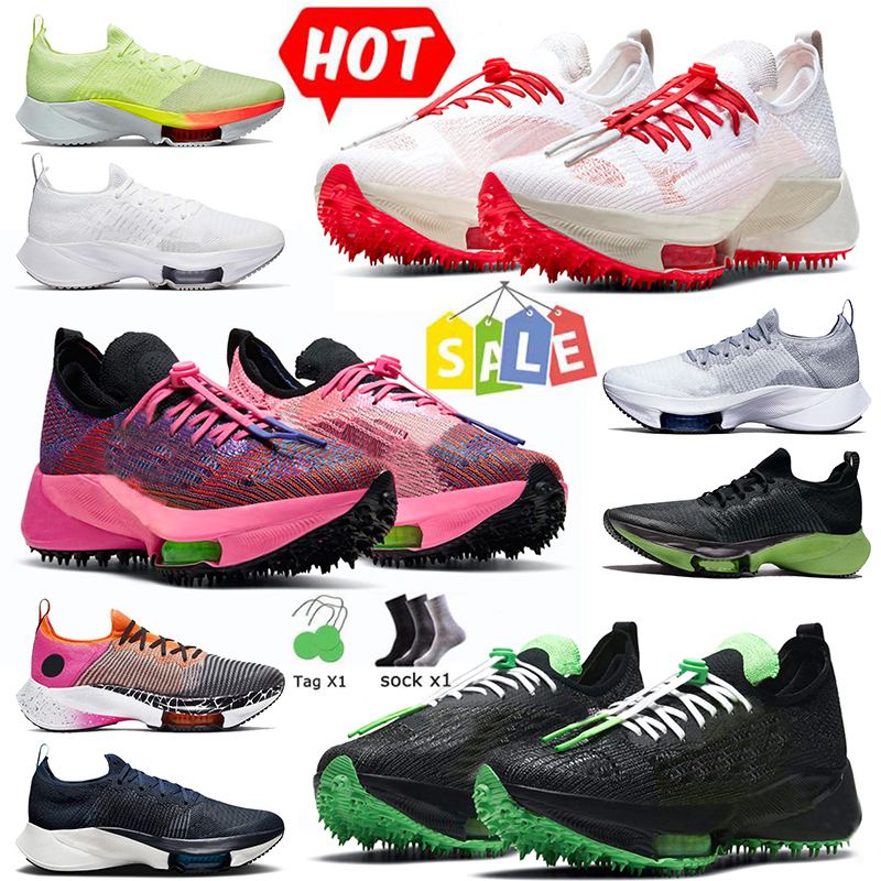 

Zoom Tempo NEXT% fly knit running shoes for mens womens zoomx type Pure Platinum White Hyper Violet men women trainers sports sneakers runners 40-45 wholesale, A#10 black white 40-45