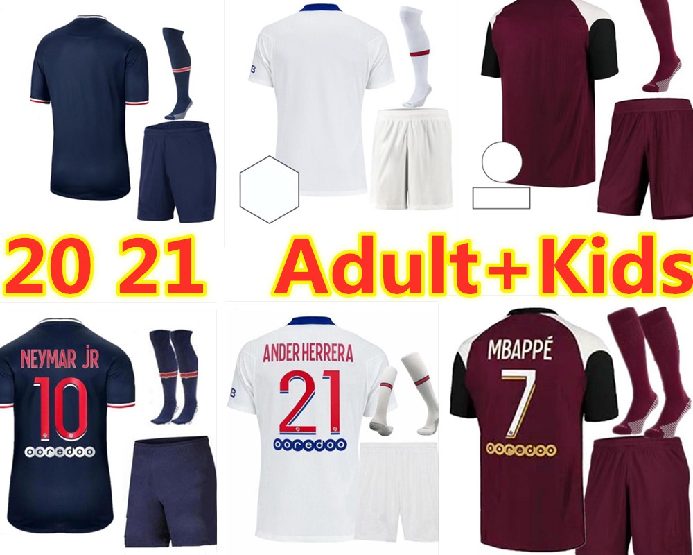 

Maillots de football kits 20 21 soccer jersey 2020 2021 MBAPPE ICARDI shirt men kids sets uniform maillot de foot hommes enfants, Blue