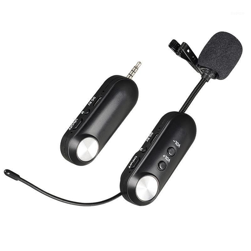 

Wireless Microphone Clip-on Collar Tie Microphone Mobile Cell Phone Mic for Camera Recording1