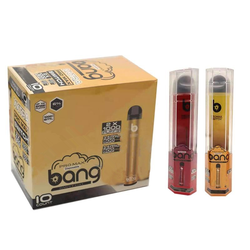 

bang Pro Max Switch 2 XXL IN Disposable Kit Bang 1000mah Puff 2000 Device 1 Puffs Battery VS Bar Air Plus Eteld