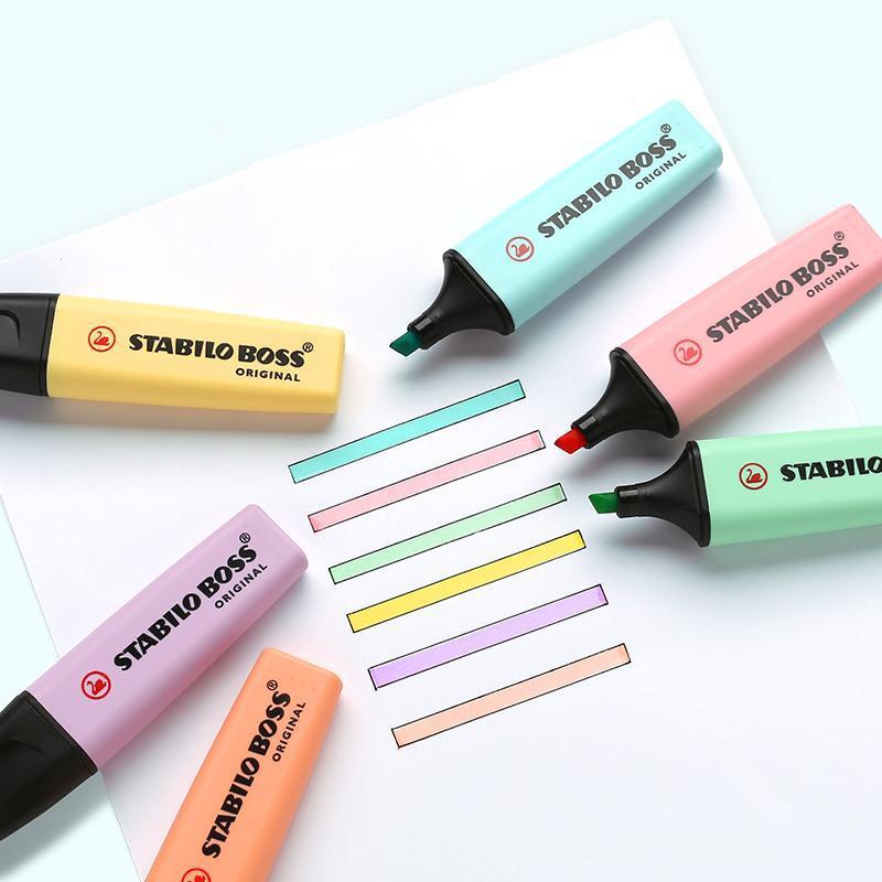 

Classical Painting Color Portable Highlighter Marker Pen Soft Color Dual Head Liner Drawing Office School Supplies H65071
