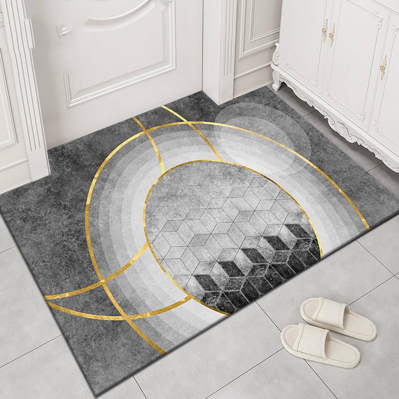 

Door Mat Entrance Pedal Mat Entrance Door Nordic Carpet Living Room Wash-Free Home Non-Slip Household rugs for bedroom, Simple 1253