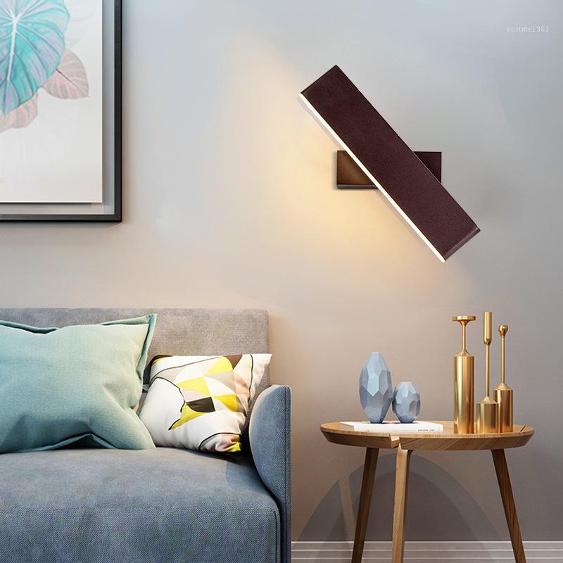 

Modern Wall Lamp with switch Aluminum Make Up Lamp Bedside Decoration Aisle Led Lighting Home Lighting Decoration Sconce 6W1