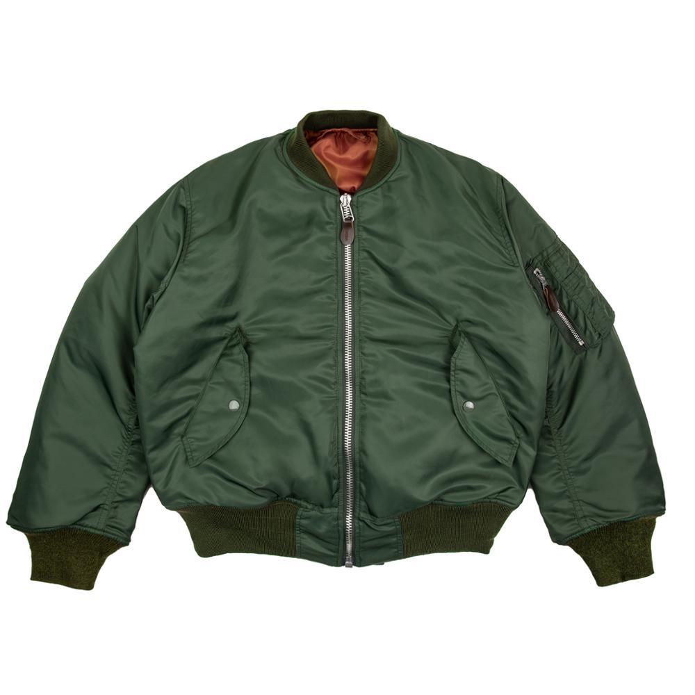 

Red Tornado Ma-1 bomber man's Naylon flight isolated military uniform jacket 8495, Army green.