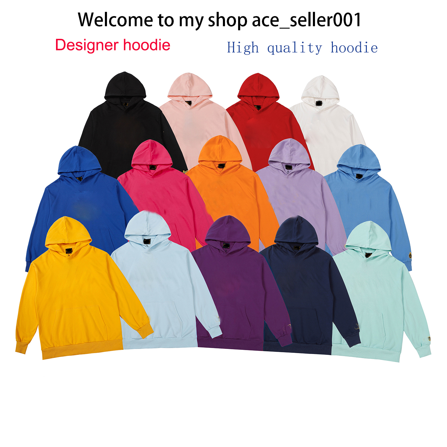 

FW21 Euro size House High Quality Mens Women Hoodies Couples Letter Print Hoody