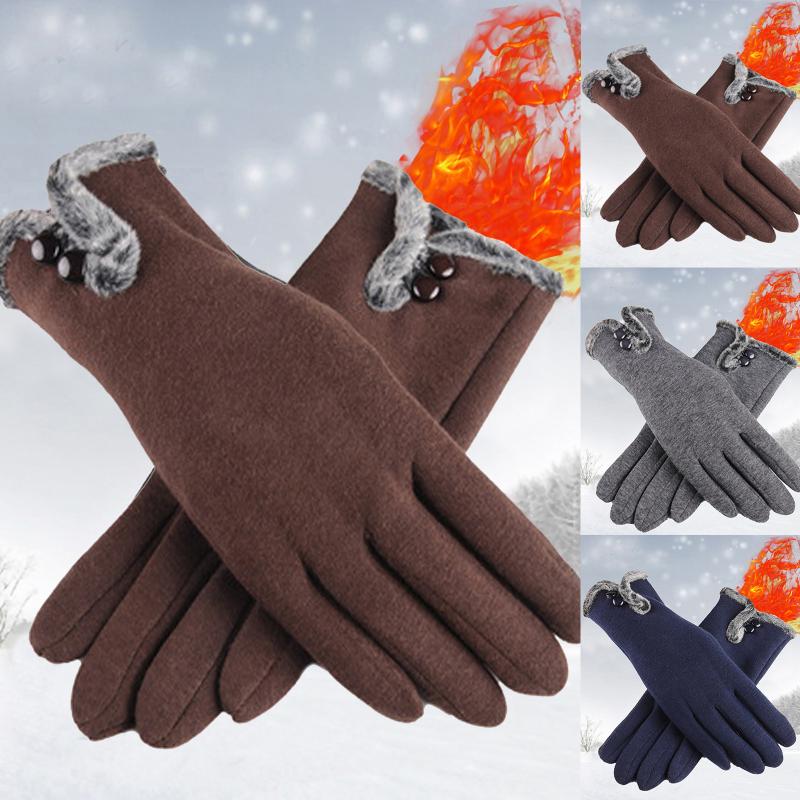 

Women's Winter Gloves T-ouch Screen Breasted design Polar fleece Fashion women and girls Winter gloves