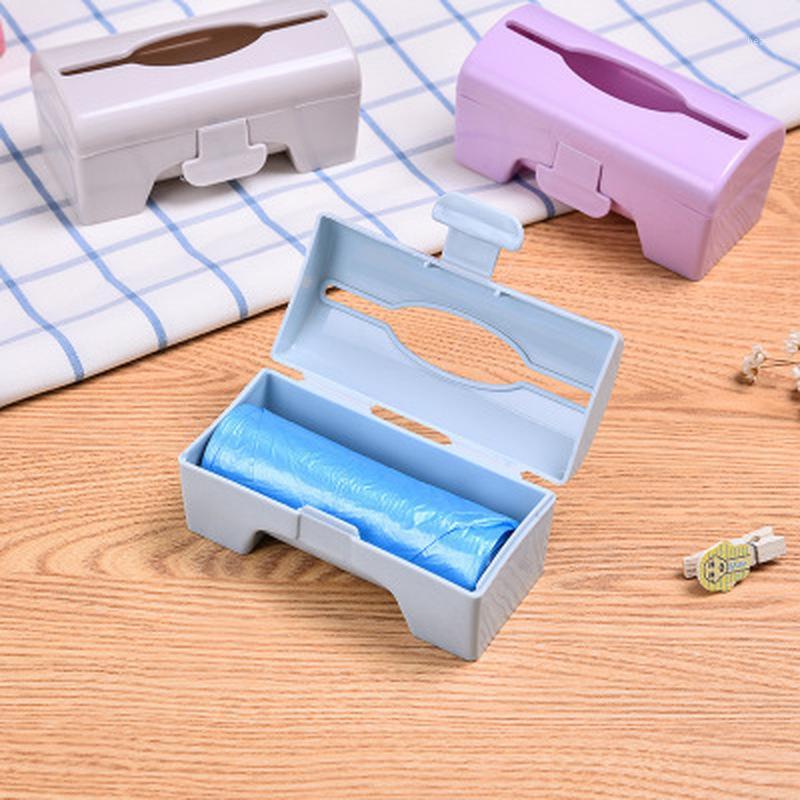 

Trash Bags Storage Container 1 PC Kitchen Gadgets Plastic Bag Storage Box Bathroom Organization Multi-purpose Wall-mounted1