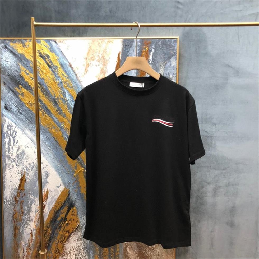 

2021 Fashion 100% Cotton Mens T Shirts Summer Print Cartoon T Shirt Women ladies short-sleeved round neck T-shirts New Man T-Shirts T12, White;black