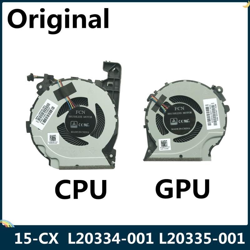

LSC New Laptop CPU GPU Cooling Fan For 15-CX Series FAN L20334-001 L20335-001
