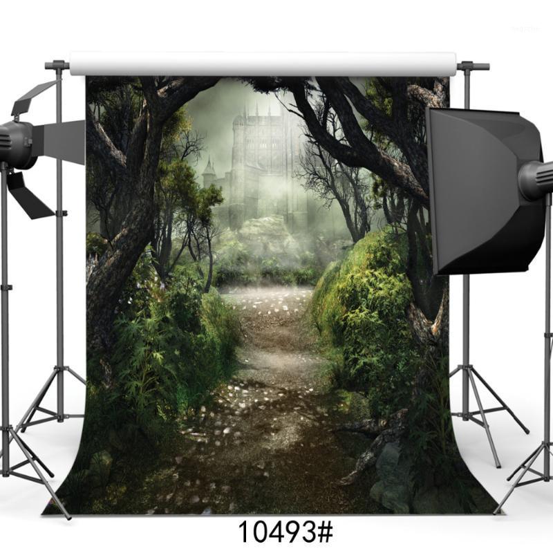 

Photography Backgrounds for Photo Studio Forest Castles Fairy Tale Vinyl Cloth Portrait Photo Backdrops for Wedding Kids Baby1
