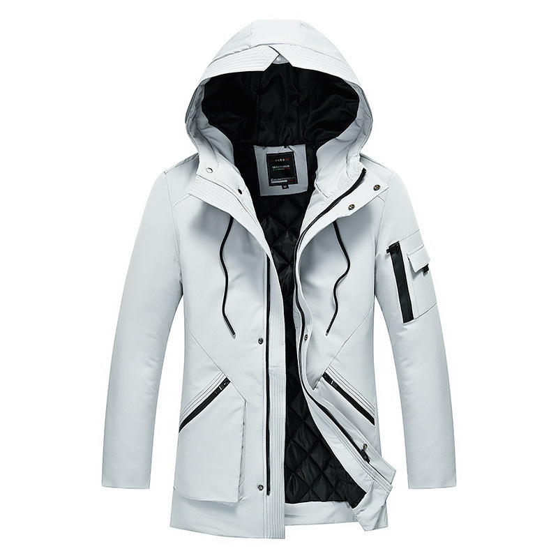 

Male Winter with Velvet Hoodie Parka Good Quality Thick Wind-proof Man Jacket 2020 Hot Parkas 5xl Xlx5, Armygreen