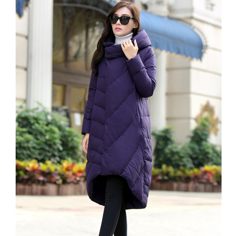 

Down Winter European Long Female Jacket Plus Size xxxl Parkas Ultra Hot Manteau Femme Goad Xc025 Dxcs, Black