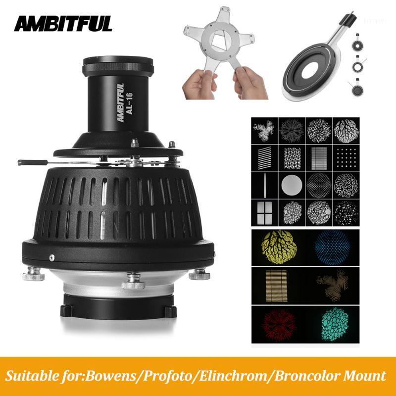 

AMBITFUL AL-16 Focalize Conical Snoot Optical Condenser Art Special Effects Shaped Beam Light Cylinder with Shape and Color Gel1