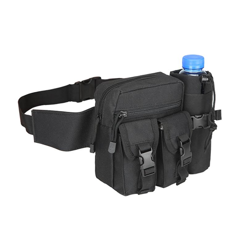 

Tactical Waist Bag 800D Nylon Waterproof Multi-function Climbing Water Bottle Pouch Hunting Camping Cycling Trakking, Acu