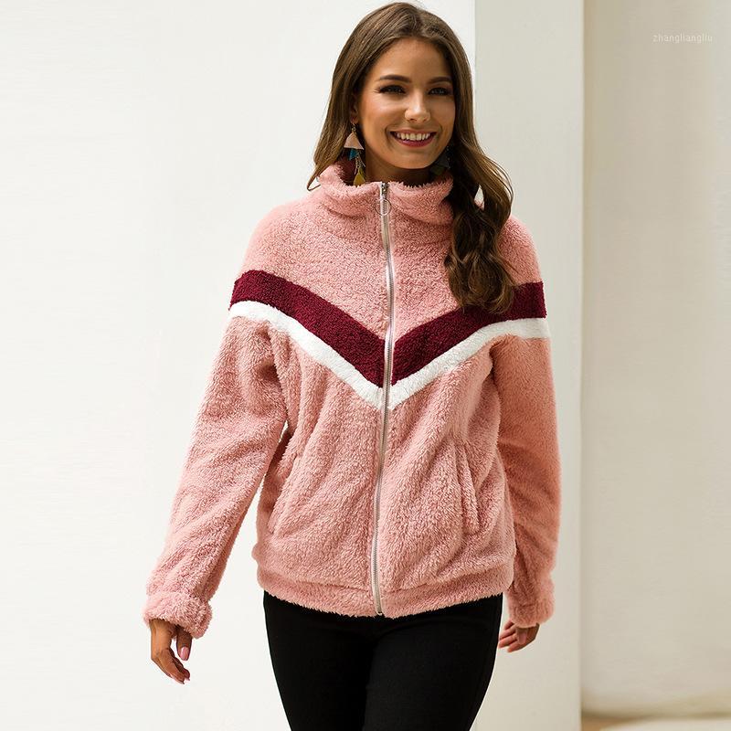 

Striped Pocket Sport Jacket Women Top Stitched Fitness Jacket Running Hoodies Thumb Hole Sportwear Gym Zipper Yoga Coat Clothes1, Black