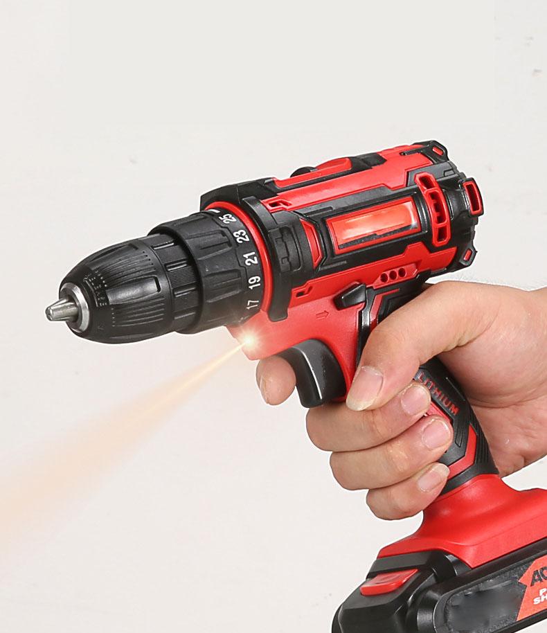 

12V Cordless Drill Electric Screwdriver Mini Wireless Power Driver DC Lithium-Ion Battery 3/8-Inch