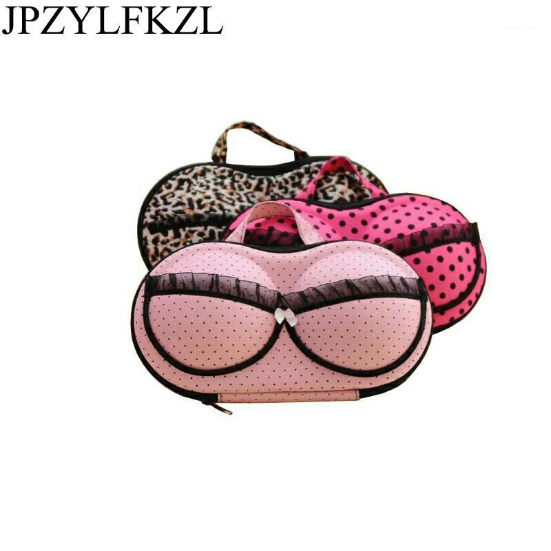 

JPZYLFKZL Fashion Unique Design Women Travel Necessory Bra Organizer Bags Portable Multcolors Travel Suitcase Space Saver Bag1