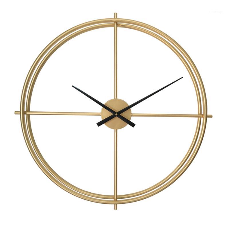 

94cm Vintage Large Decorative Wall Clock Gold Creative Kitchen Clock Design Black Large Brand Big Wall Clocks Home Decor1