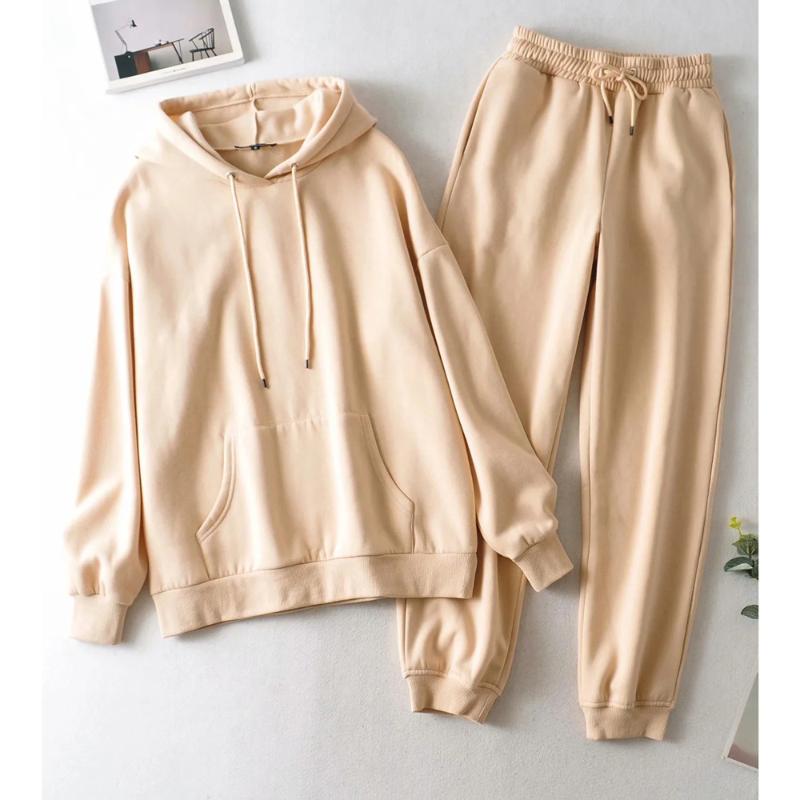 

2 Pieces Sets Women Tracksuit Nightclub Uniform Sexy Hooded long pants Set Outfit Tracksuit Women Pullover Hoodie Set Suits New, Purple