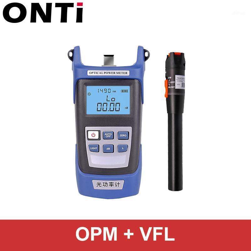 

ONTi Fiber optic tool kit FC/SC Connector VFL OPM Optical Power Meter Laser Source and Visual Fault Locator 1/10/20/30mW 5-30km1