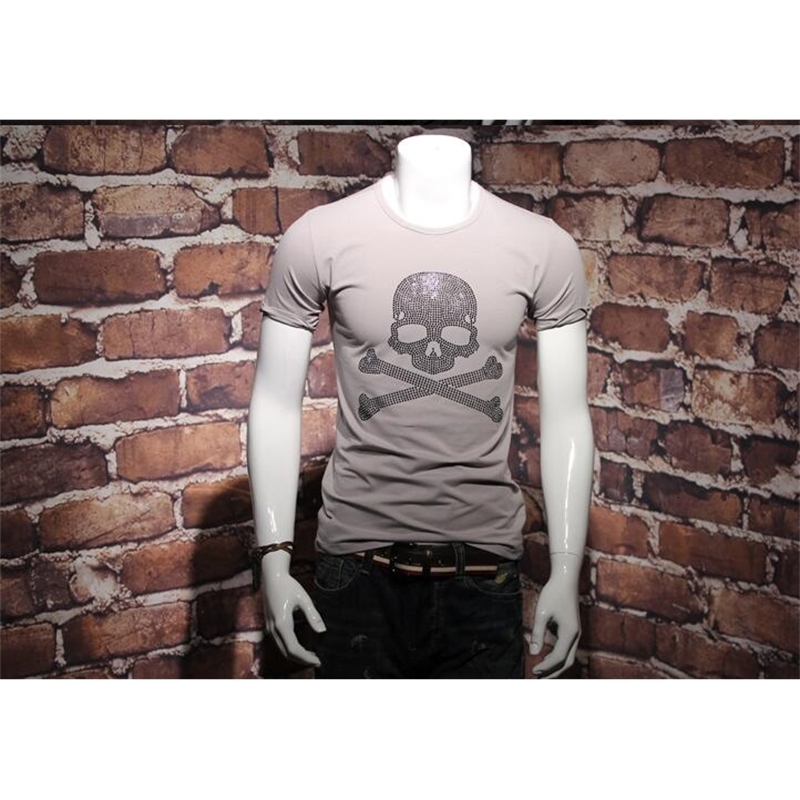 

Men New Design Shirts Man Cotton Neck Top Tees Sw0014 Av7r, As shown