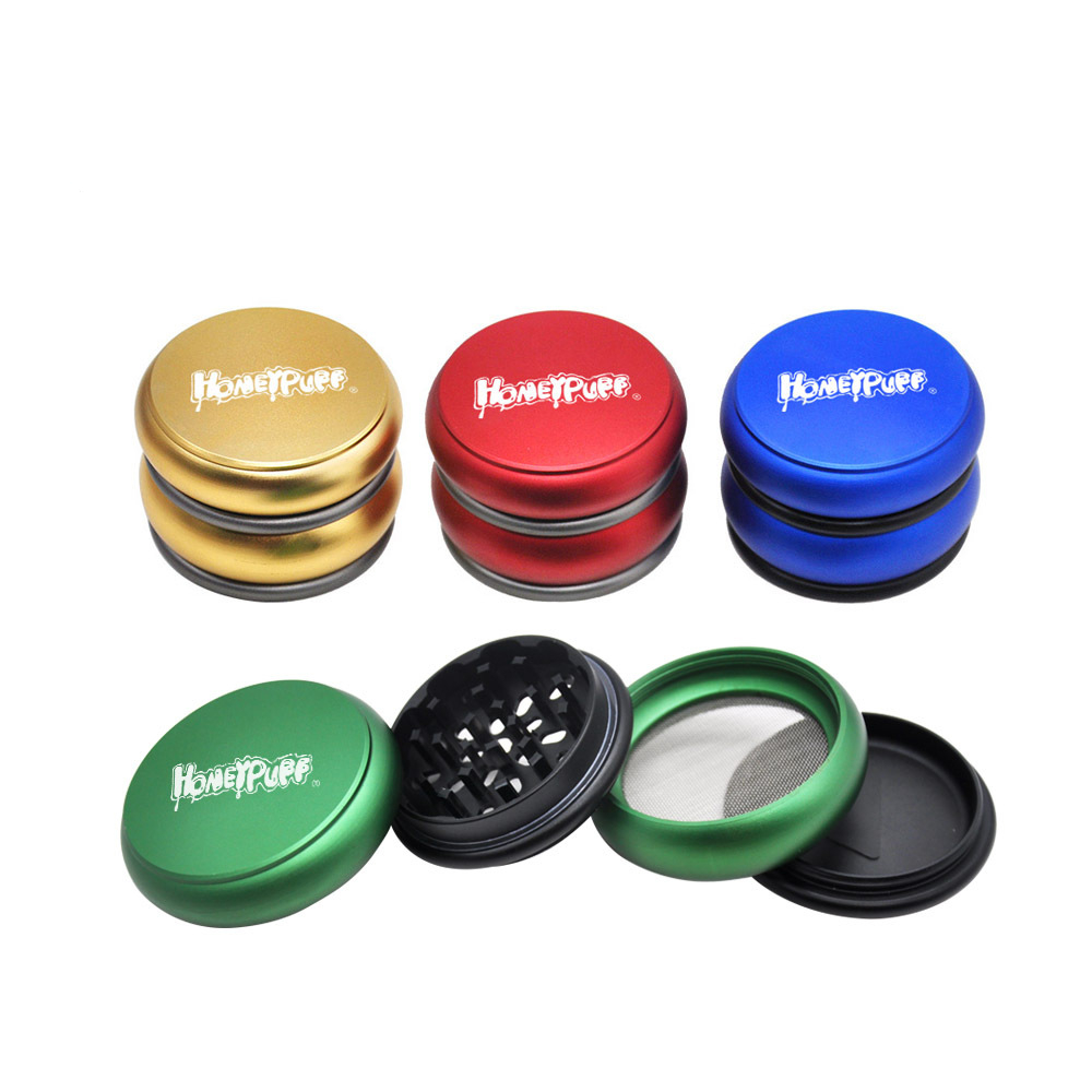 

macron herb grinder 63 mm 4-layers Other smoking accessories Aluminum alloy grinders 4 colors high quality tobacco