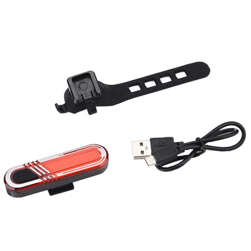 

HOT-Bicycle Taillights Usb Charging Warning Light Highlighting Bead Taillights Portable Compact