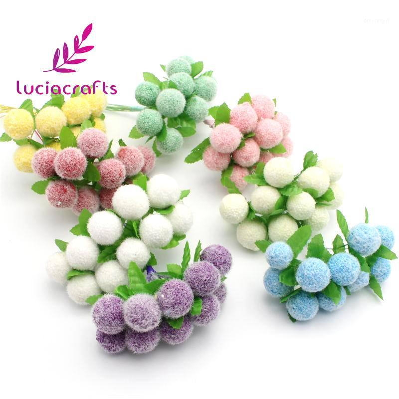 

Lucia Crafts Artificial Flowers Stamen For Wedding Decora Wreath Flower crafts Supplies 10pcs A12051, Yellow