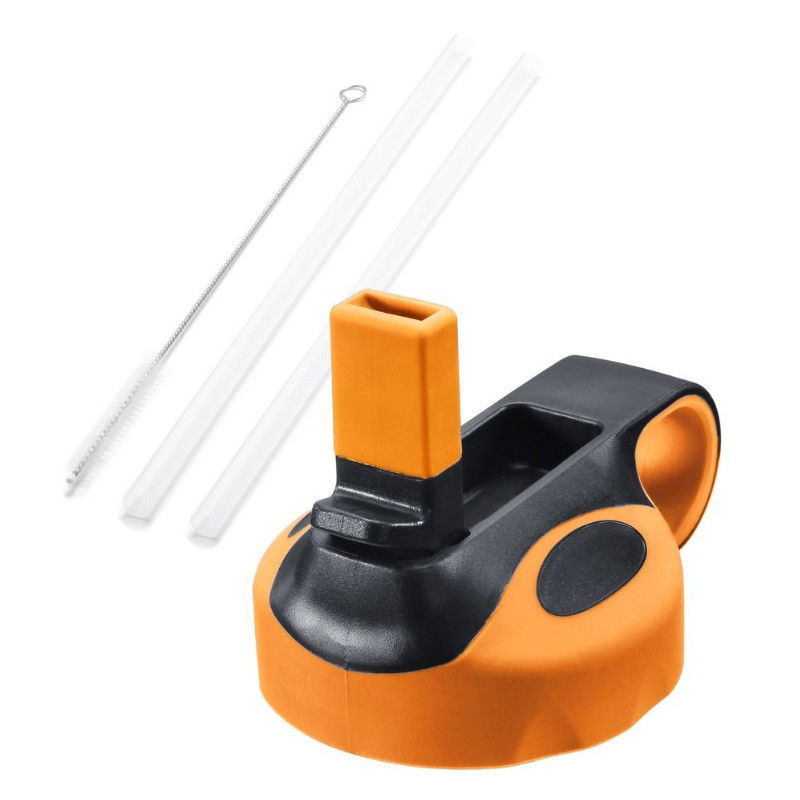 

Colorful Double Straw Flip Lid cap for Stainless Steel Vacuum Insulated Cup Wide Mouth Cover Water Bottle Sport Outdoor 20pcs MY-8788