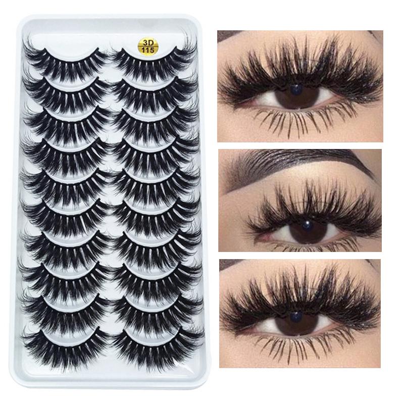 

3d Mink Eyelashes Natural Thick Long False Eyelashes Fake Lashes Extension False for Building Beauty Makeup Tools