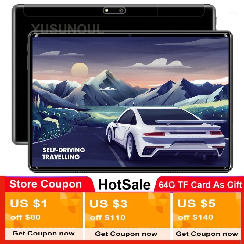 

2020 Super 2.5D TP 10 inch Tablet Android 2GB RAM 32GB ROM 3G Phone Call Quad Core IPS Google Market Tablets PC 10.1"+Free Gifts1, Black